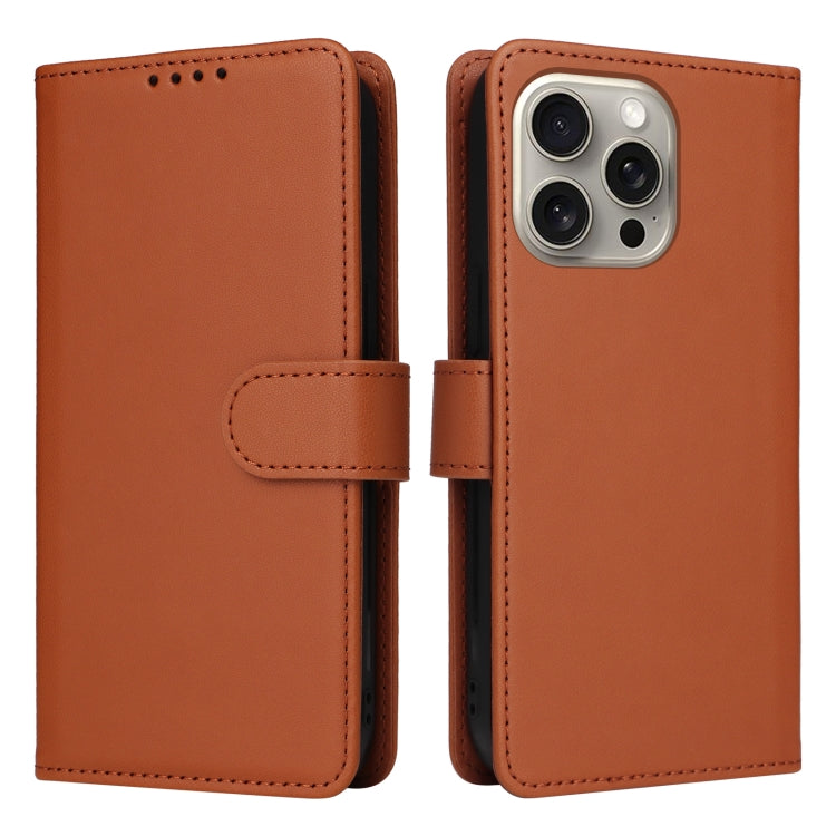 BETOPNICE BN-005 2 in 1 Detachable Imitate Genuine Leather Phone Case, For iPhone 16 Pro Max, For iPhone 16 Pro, For iPhone 16 Plus, For iPhone 16, For iPhone 15 Pro Max, For iPhone 15 Pro