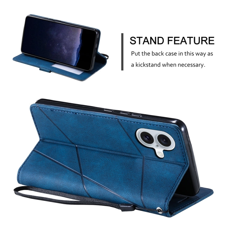 Skin Feel Splicing Leather Phone Case, For iPhone 16, For iPhone 15 Pro Max, For iPhone 15 Pro, For iPhone 15 Plus