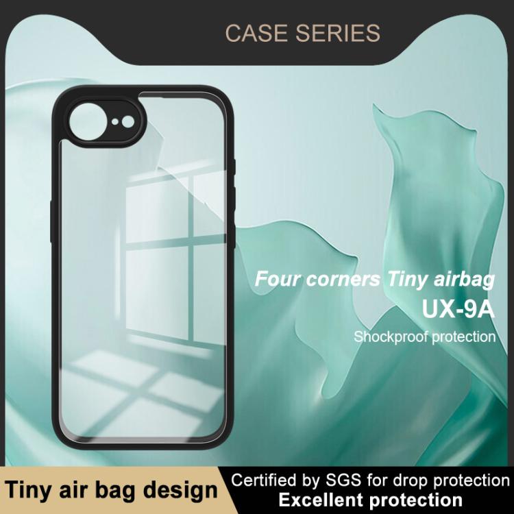 imak UX-9A Series Four-corner Airbag Shockproof Phone Case, For iPhone 16e, For iPhone 15 Pro Max, For iPhone 15 Pro, For iPhone 15 Plus, For iPhone 15