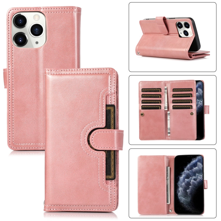 Wristband Card Slot Leather Phone Case, For iPhone 13 mini, For iPhone 12 / 12 Pro, For iPhone 12 Pro Max, For iPhone 12 mini, For iPhone 11 Pro Max