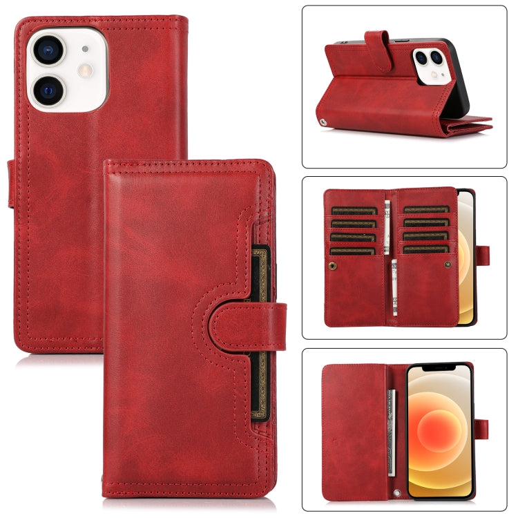 Wristband Card Slot Leather Phone Case, For iPhone 13 mini, For iPhone 12 / 12 Pro, For iPhone 12 Pro Max, For iPhone 12 mini, For iPhone 11 Pro Max