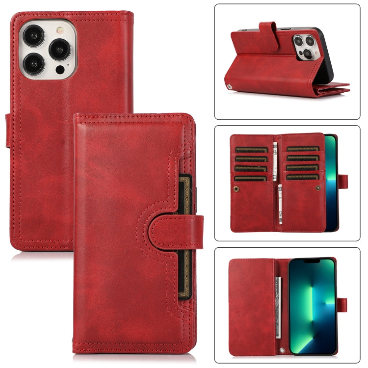 Wristband Card Slot Leather Phone Case, For iPhone 13 Pro Max, For iPhone 13 Pro, For iPhone 13, For iPhone 13 mini