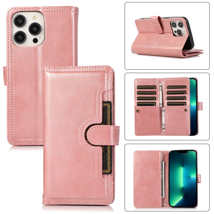 Wristband Card Slot Leather Phone Case, For iPhone 14 Pro, For iPhone 14 Pro Max, For iPhone 13 Pro Max, For iPhone 13 Pro, For iPhone 13