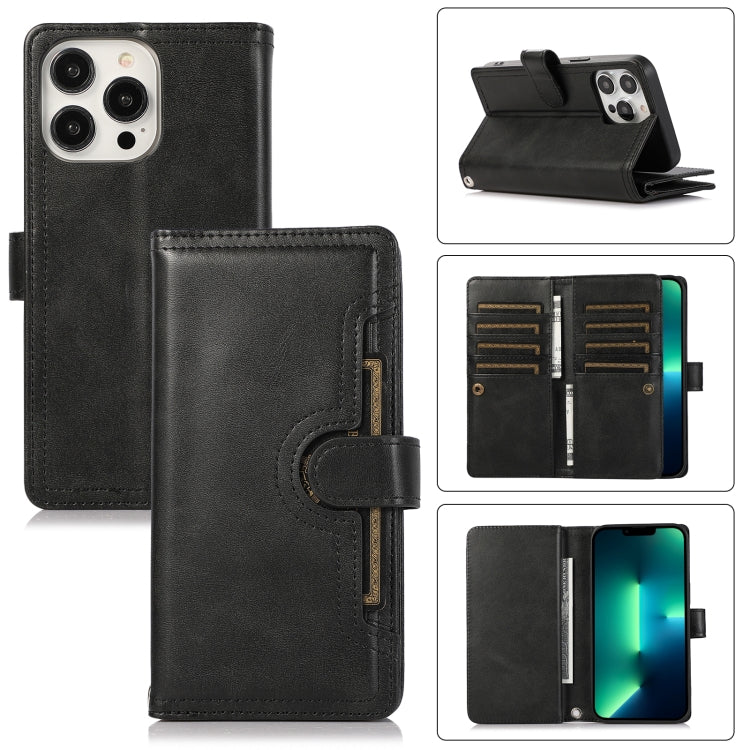 Wristband Card Slot Leather Phone Case, For iPhone 13 Pro Max, For iPhone 13 Pro, For iPhone 13, For iPhone 13 mini