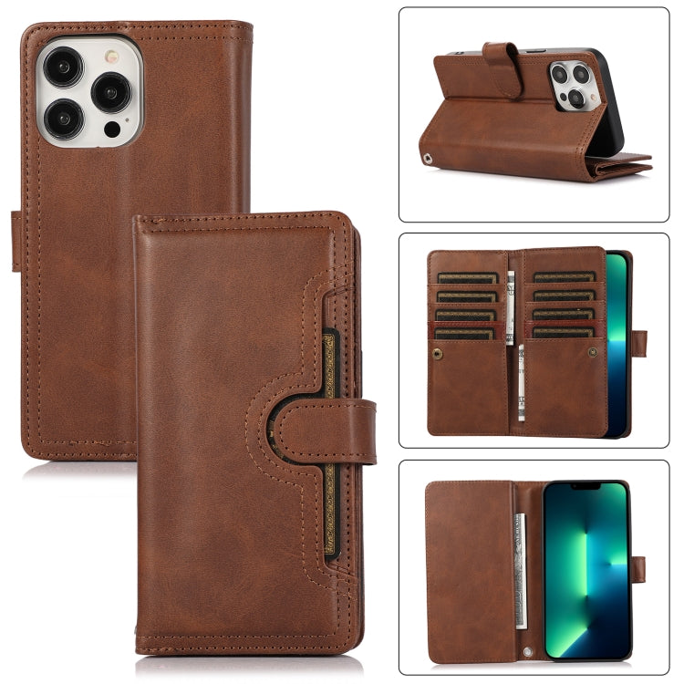 Wristband Card Slot Leather Phone Case, For iPhone 13 Pro Max, For iPhone 13 Pro, For iPhone 13, For iPhone 13 mini