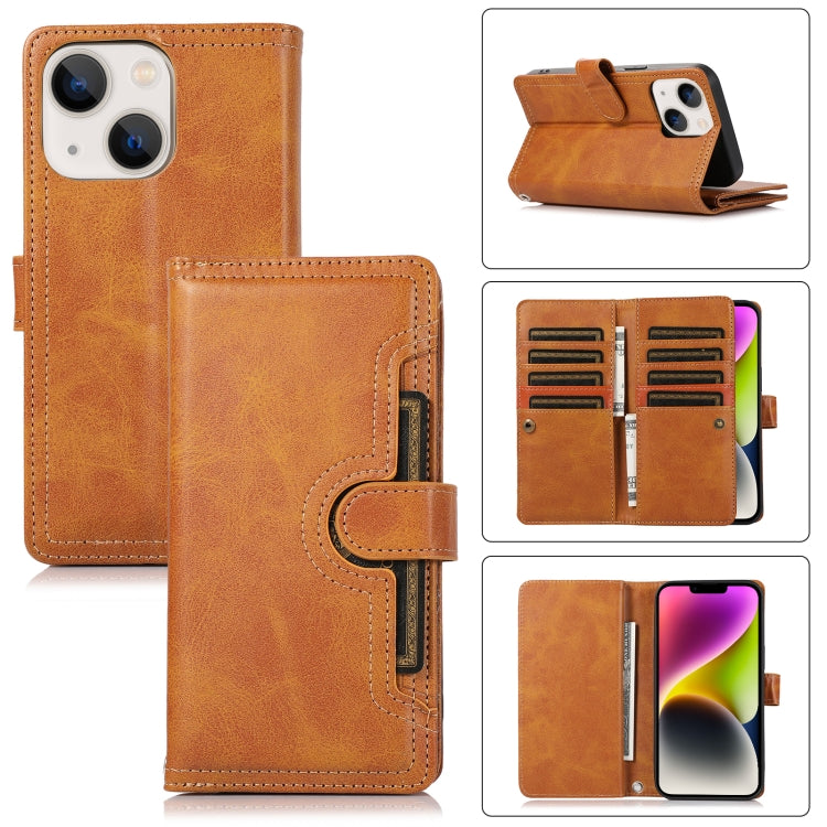 Wristband Card Slot Leather Phone Case, For iPhone 15 Pro, For iPhone 15 Plus, For iPhone 15, For iPhone 14 Plus, For iPhone 14