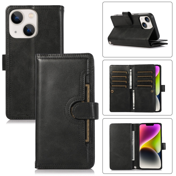 Wristband Card Slot Leather Phone Case, For iPhone 14 Plus, For iPhone 14, For iPhone 14 Pro, For iPhone 14 Pro Max