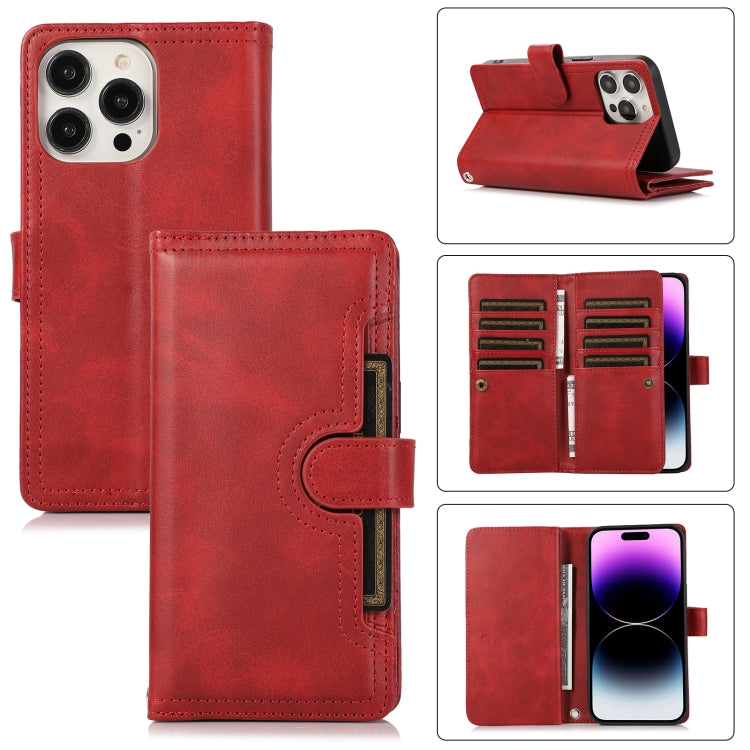 Wristband Card Slot Leather Phone Case, For iPhone 14 Plus, For iPhone 14, For iPhone 14 Pro, For iPhone 14 Pro Max