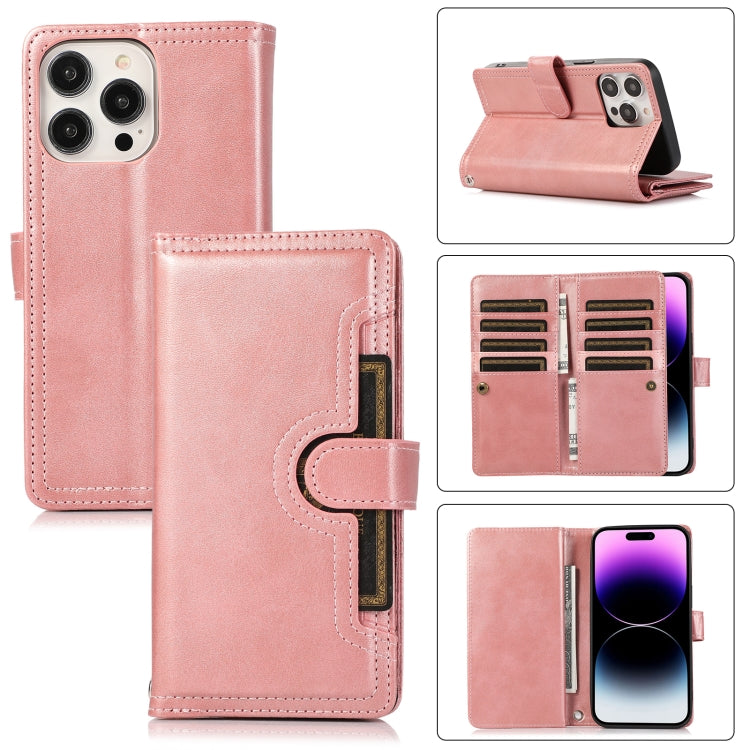 Wristband Card Slot Leather Phone Case, For iPhone 14 Plus, For iPhone 14, For iPhone 14 Pro, For iPhone 14 Pro Max