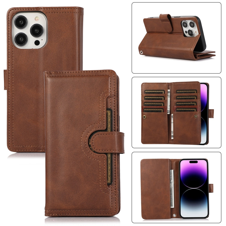 Wristband Card Slot Leather Phone Case, For iPhone 14 Plus, For iPhone 14, For iPhone 14 Pro, For iPhone 14 Pro Max