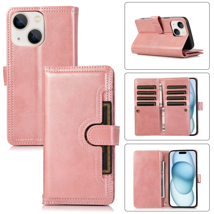 Wristband Card Slot Leather Phone Case, For iPhone 15 Pro, For iPhone 15 Plus, For iPhone 15, For iPhone 14 Plus, For iPhone 14