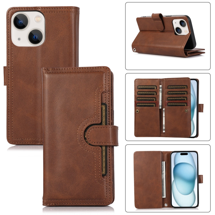 Wristband Card Slot Leather Phone Case, For iPhone 15 Pro, For iPhone 15 Plus, For iPhone 15, For iPhone 14 Plus, For iPhone 14