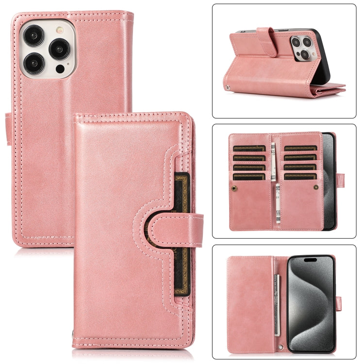 Wristband Card Slot Leather Phone Case, For iPhone 15 Pro, For iPhone 15 Plus, For iPhone 15, For iPhone 14 Plus, For iPhone 14