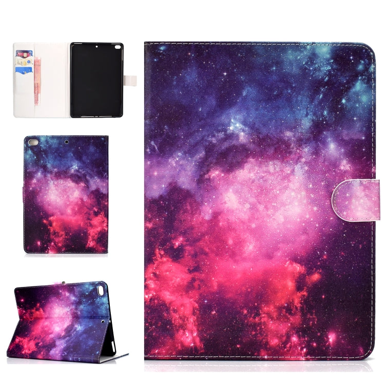 Colored Drawing Pattern Horizontal Flip PU Leather Case with Holder & Card Slot & Sleep / Wake-up Function, For iPad 10.2, For iPad Pro10.5 inch