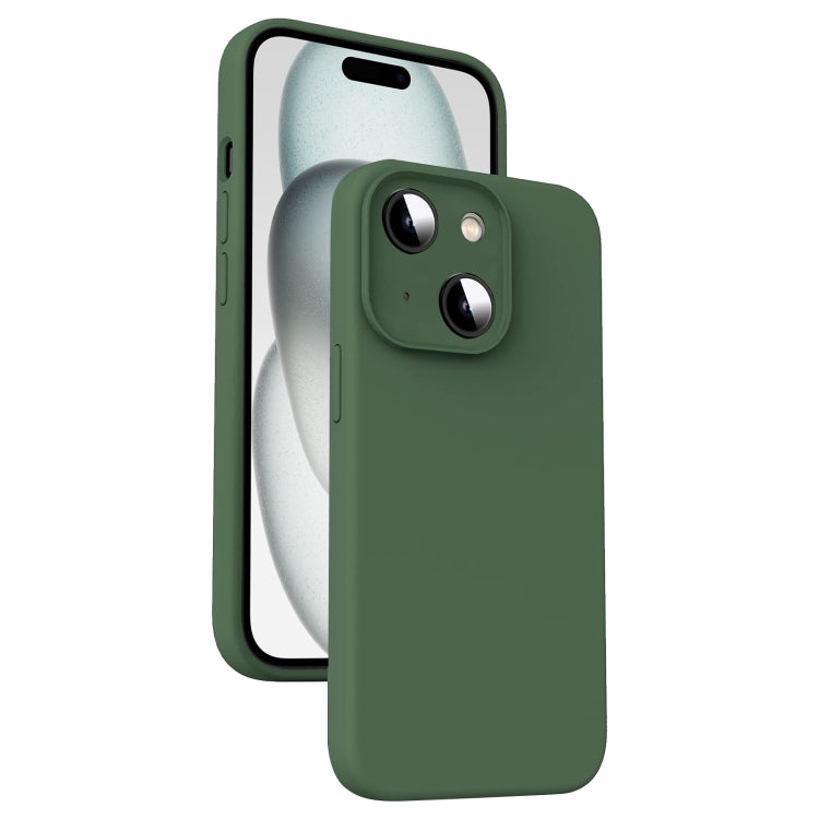 Microfiber Liquid Silicone Shockproof Phone Case, For iPhone 15 Plus, For iPhone 15, For iPhone 14 Plus, For iPhone 14, For iPhone 14 Pro, For iPhone 14 Pro Max