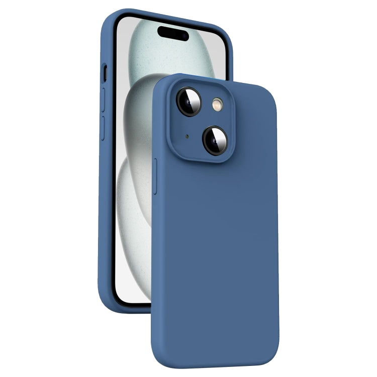 Microfiber Liquid Silicone Shockproof Phone Case, For iPhone 15 Plus, For iPhone 15, For iPhone 14 Plus, For iPhone 14, For iPhone 14 Pro, For iPhone 14 Pro Max