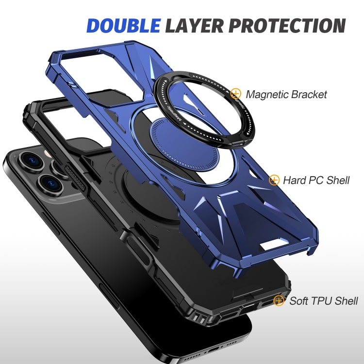 MagSafe Magnetic Shockproof Phone Case with Ring Holder, For iPhone 16 Pro Max, For iPhone 16 Pro, For iPhone 16 Plus, For iPhone 16