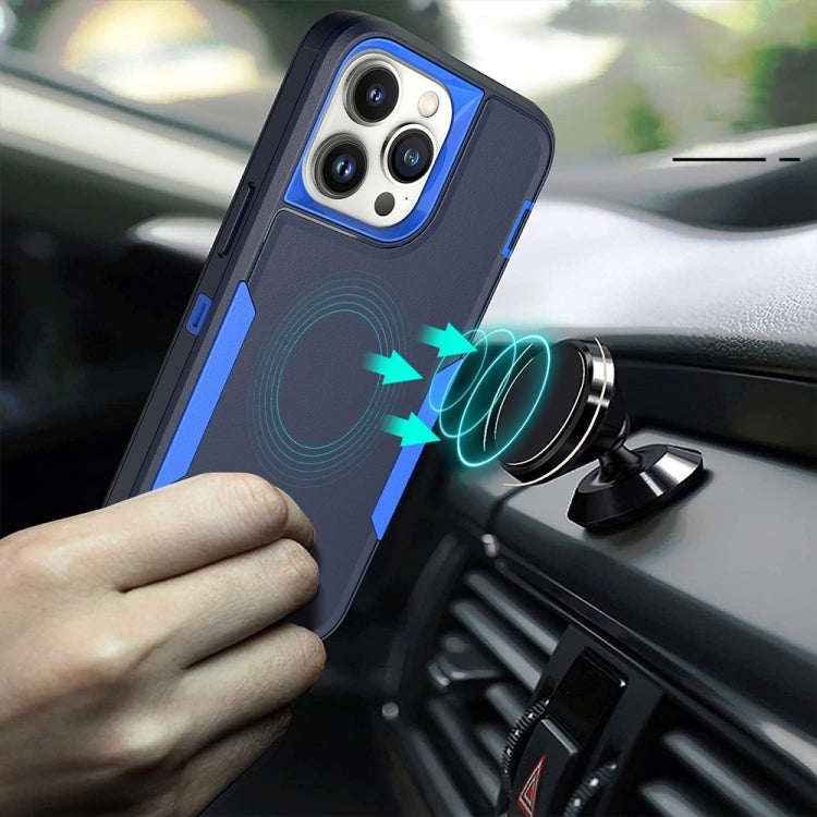 2 in 1 Magnetic PC + TPU Phone Case, For iPhone 15 Pro Max, For iPhone 15 Pro, For iPhone 15 Plus, For iPhone 15