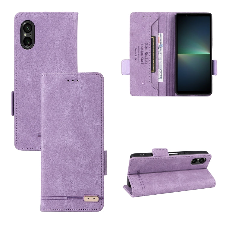 Magnetic Clasp Leather Phone Case, For Sony Xperia 10 VI 2024, For Sony Xperia 1 VI 2024, For Sony Xperia 5 V 2023