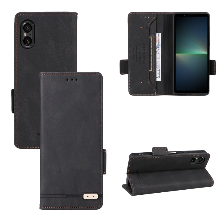 Magnetic Clasp Leather Phone Case, For Sony Xperia 10 VI 2024, For Sony Xperia 1 VI 2024, For Sony Xperia 5 V 2023