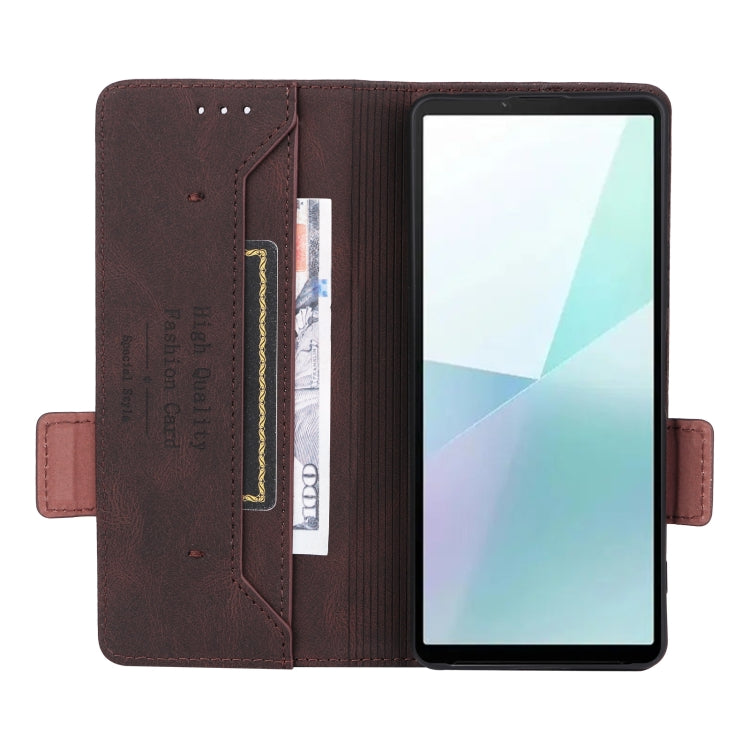 Magnetic Clasp Leather Phone Case, For Sony Xperia 10 VI 2024, For Sony Xperia 1 VI 2024, For Sony Xperia 5 V 2023