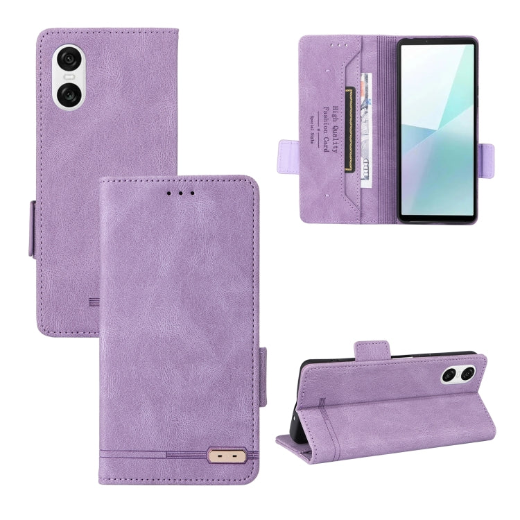 Magnetic Clasp Leather Phone Case, For Sony Xperia 10 VI 2024, For Sony Xperia 1 VI 2024, For Sony Xperia 5 V 2023