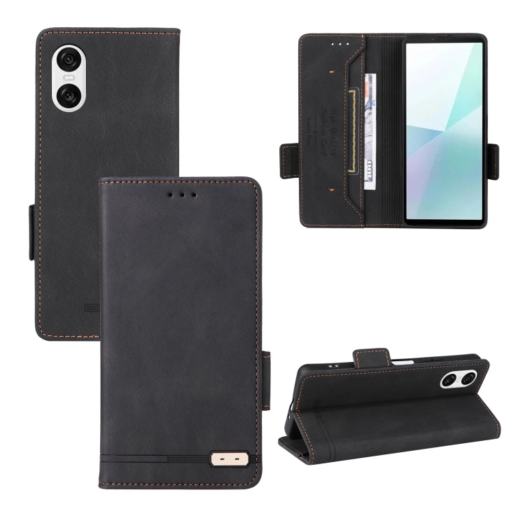 Magnetic Clasp Leather Phone Case, For Sony Xperia 10 VI 2024, For Sony Xperia 1 VI 2024, For Sony Xperia 5 V 2023