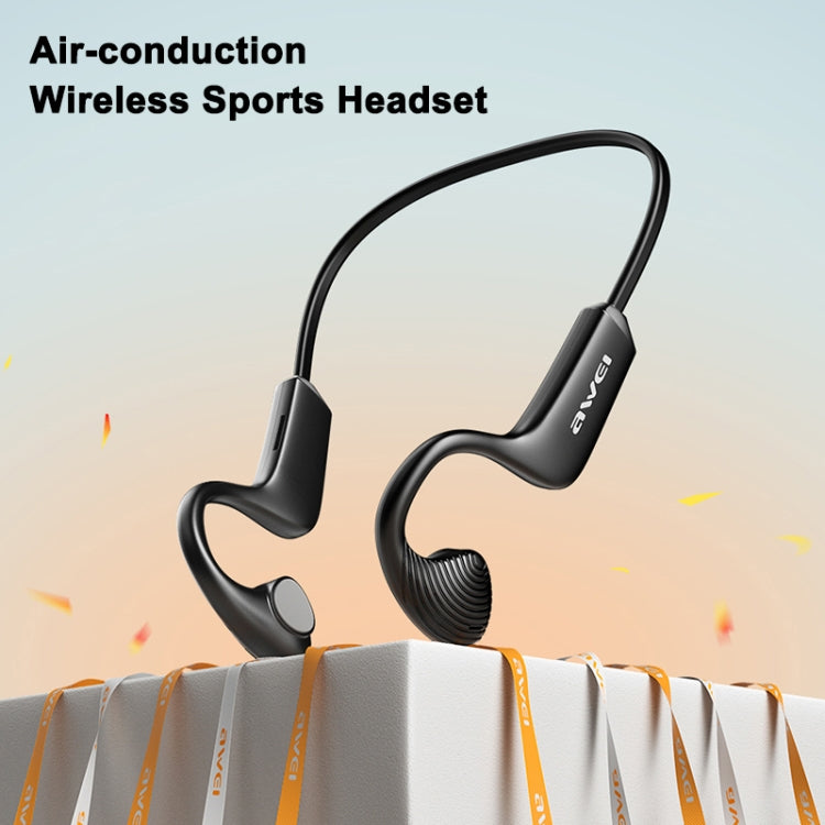 AWEI A896BL Air Conduction Sports Bluetooth Earphones Support TF Card, A896BL