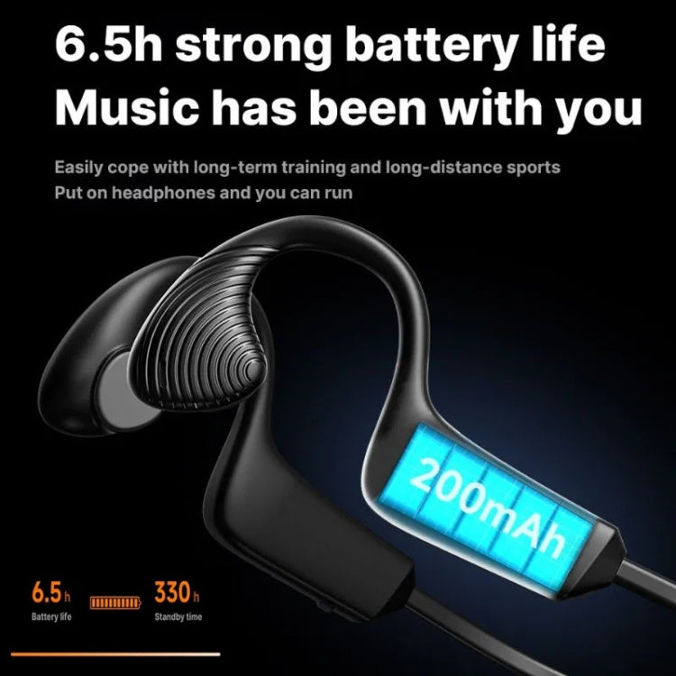 AWEI A896BL Air Conduction Sports Bluetooth Earphones Support TF Card, A896BL