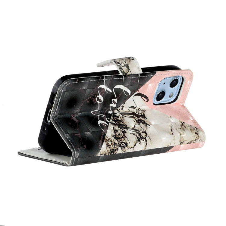 Oil Embossed 3D Drawing Leather Phone Case, For iPhone 13 Pro, For iPhone 13