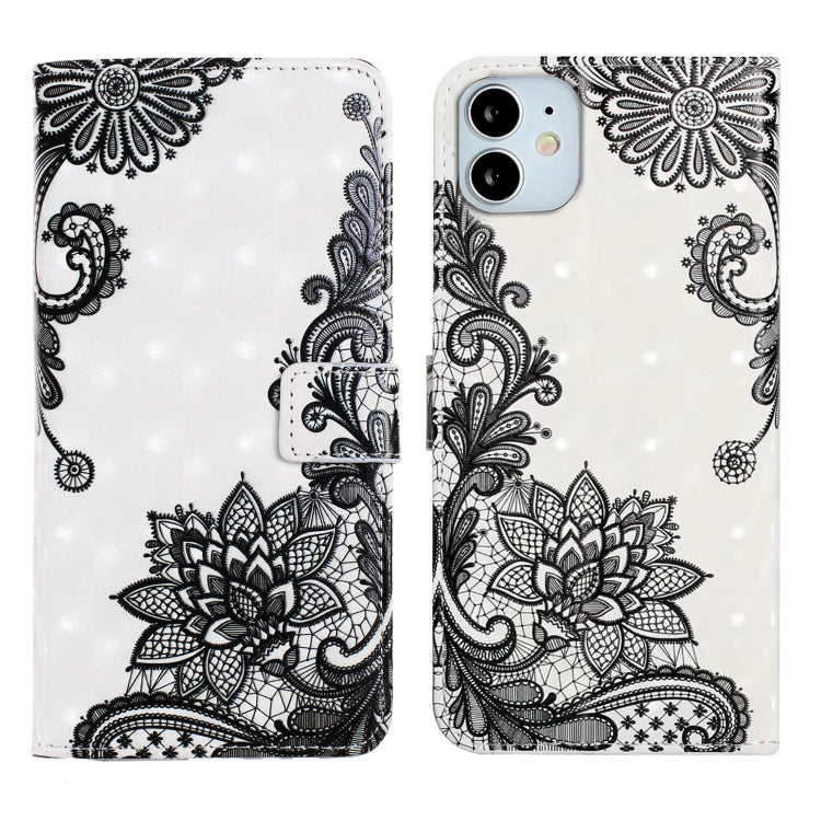 Oil Embossed 3D Drawing Leather Phone Case, For iPhone 12 mini, For iPhone 11 Pro Max, For iPhone 11