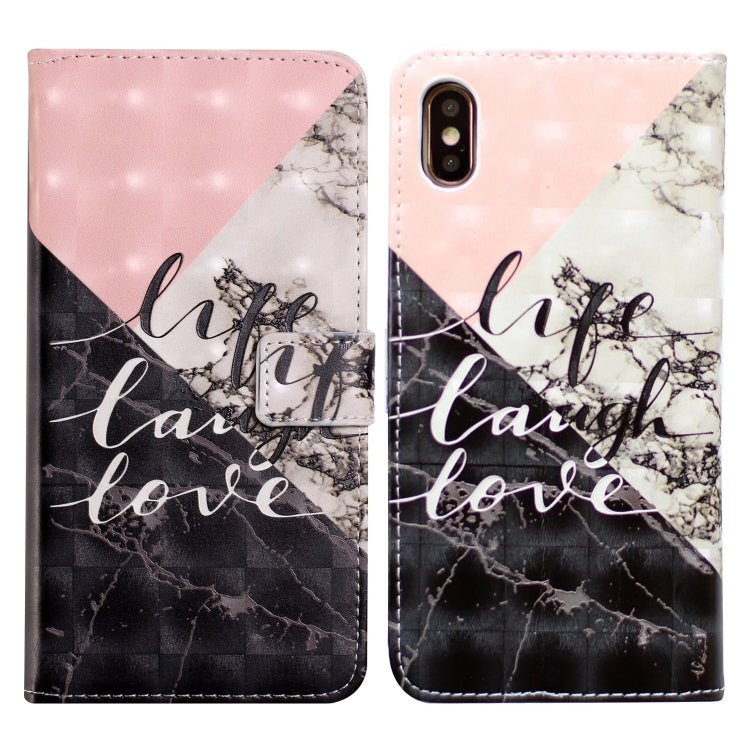 Oil Embossed 3D Drawing Leather Phone Case, For iPhone 11 Pro, For iPhone X / XS, For iPhone XR