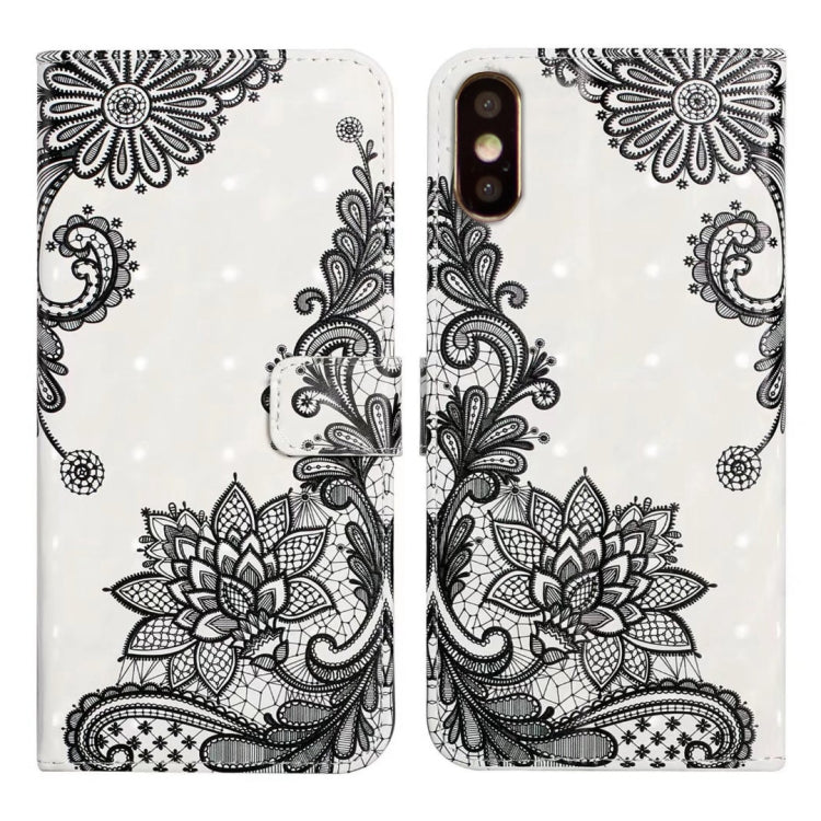 Oil Embossed 3D Drawing Leather Phone Case, For iPhone 11 Pro, For iPhone X / XS, For iPhone XR