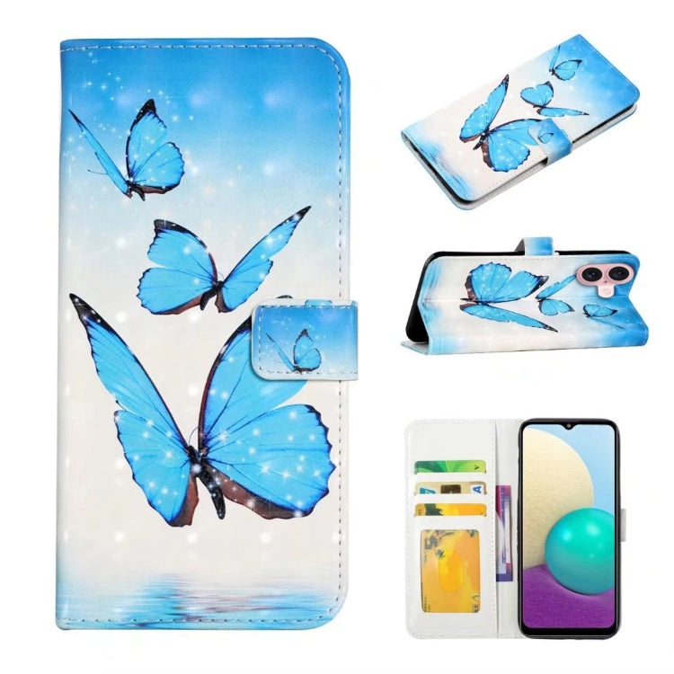 Oil Embossed 3D Drawing Leather Phone Case, For iPhone 16, For iPhone 15 Pro Max, For iPhone 15 Pro