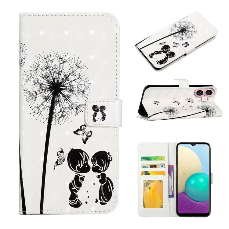 Oil Embossed 3D Drawing Leather Phone Case, For iPhone 16, For iPhone 15 Pro Max, For iPhone 15 Pro