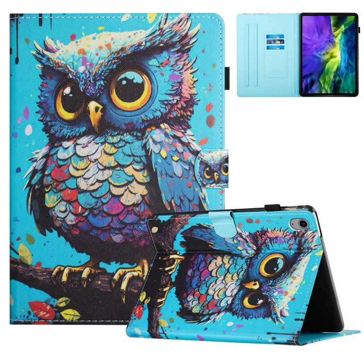 Colored Drawing Stitching Leather Tablet Smart Case, For iPad Pro 11 2024, For iPad Pro 11 2022 / Air 10.9 2022, For iPad 10th Gen 10.9 2022, For iPad 10.2 2020/2019 / Air 10.5, For iPad mini 5 / 4 / 3 / 2 / 1