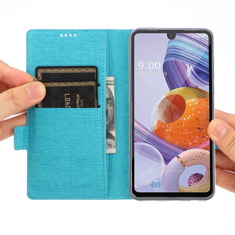 ViLi Side Button Magnetic Suction Type Shockproof TPU + PU Horizontal Flip Protective Case with Card Slot & Holder & Wallet, For LG Stylo 6
