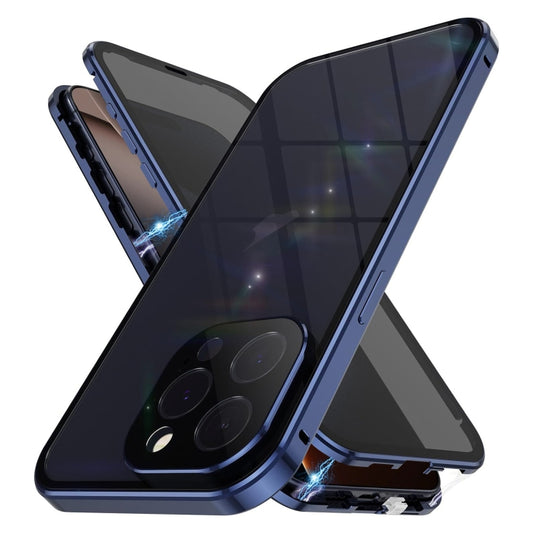 Anti-peeping Magnetic Double-sided Tempered Glass Phone Case, For iPhone 16 Pro Max, For iPhone 16 Pro, For iPhone 16 Plus, For iPhone 16, For iPhone 15 Pro Max, For iPhone 15 Pro