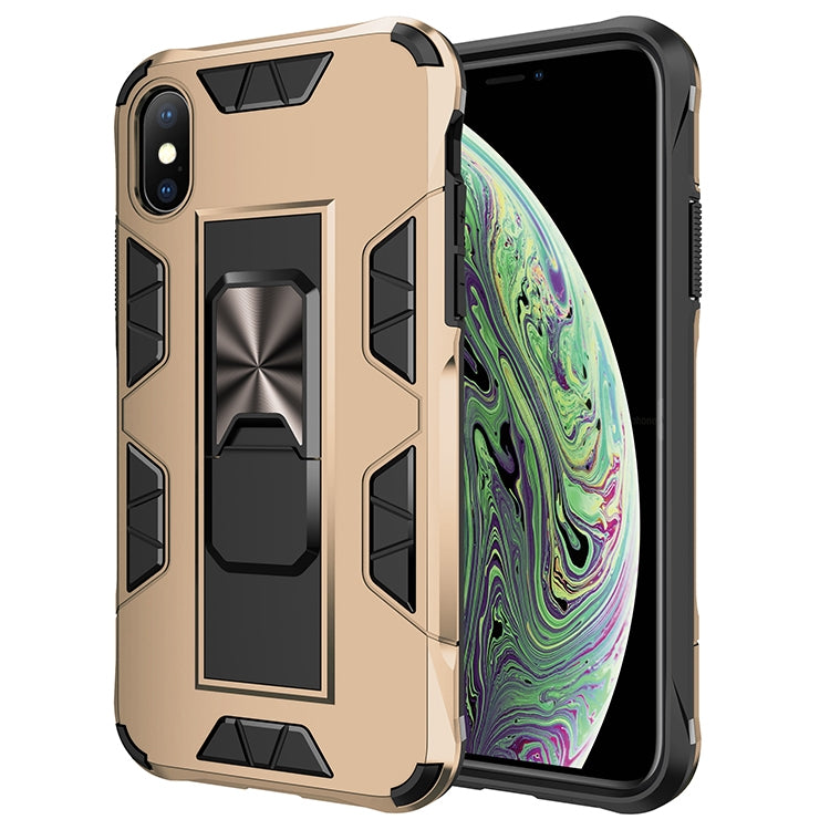 Armor Shockproof TPU + PC Magnetic Protective Case with Invisible Holder, For iPhone 11 Pro Max, For iPhone XS / X, For iPhone XR, For iPhone XS Max