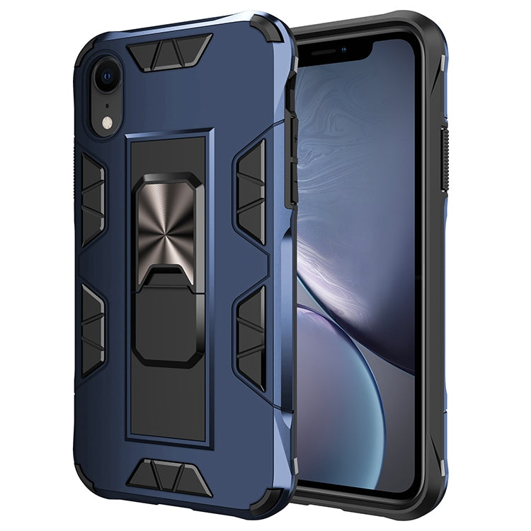 Armor Shockproof TPU + PC Magnetic Protective Case with Invisible Holder, For iPhone 11 Pro Max, For iPhone XS / X, For iPhone XR, For iPhone XS Max