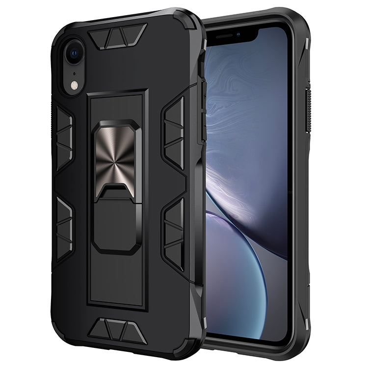 Armor Shockproof TPU + PC Magnetic Protective Case with Invisible Holder, For iPhone 11 Pro Max, For iPhone XS / X, For iPhone XR, For iPhone XS Max