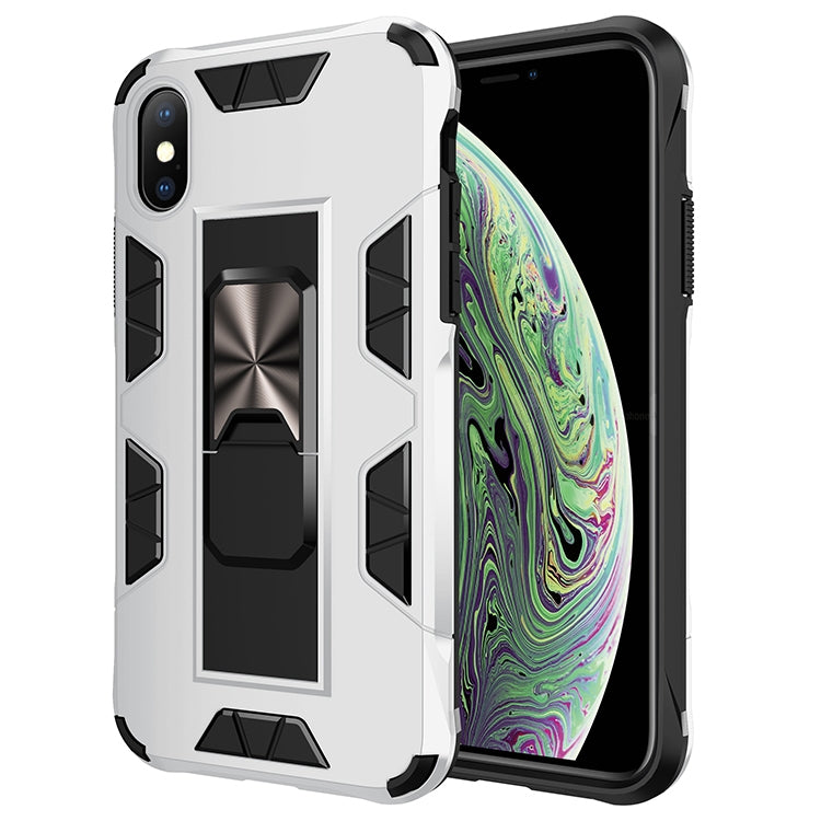 Armor Shockproof TPU + PC Magnetic Protective Case with Invisible Holder, For iPhone 11 Pro Max, For iPhone XS / X, For iPhone XR, For iPhone XS Max