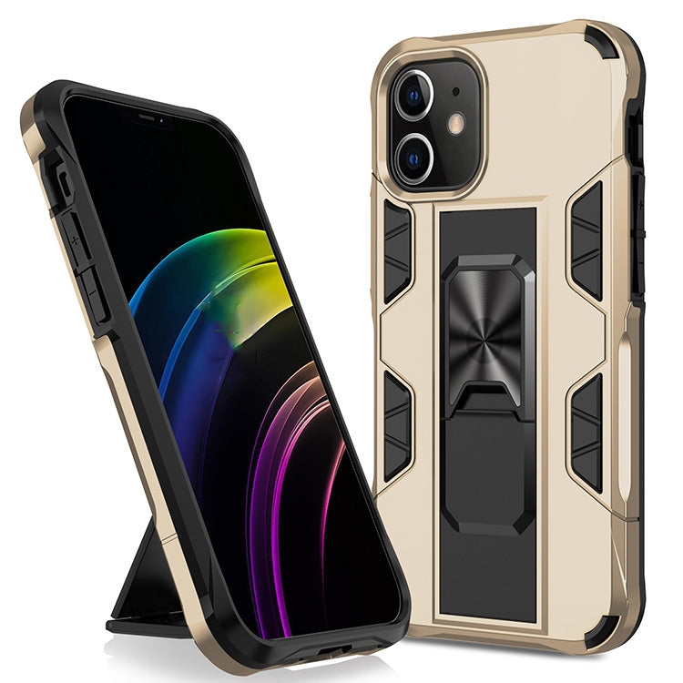 Armor Shockproof TPU + PC Magnetic Protective Case with Invisible Holder, For iPhone 12 mini, For iPhone 12 / 12 Pro, For iPhone 12 Pro Max, For LG K51