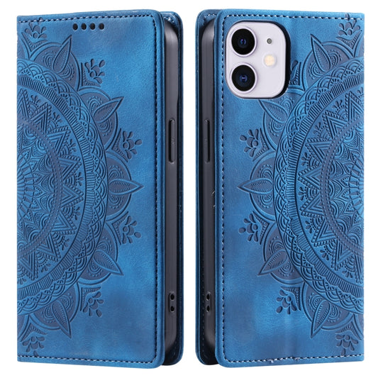 Totem Embossed Magnetic Leather Phone Case, For iPhone 12 mini, For iPhone 11 Pro Max, For iPhone 11, For iPhone 11 Pro