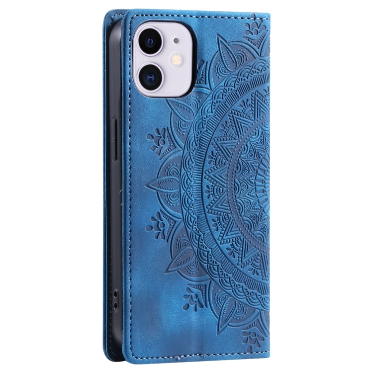 Totem Embossed Magnetic Leather Phone Case, For iPhone 12 mini, For iPhone 11 Pro Max, For iPhone 11, For iPhone 11 Pro