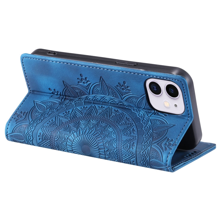 Totem Embossed Magnetic Leather Phone Case, For iPhone 12 mini, For iPhone 11 Pro Max, For iPhone 11, For iPhone 11 Pro