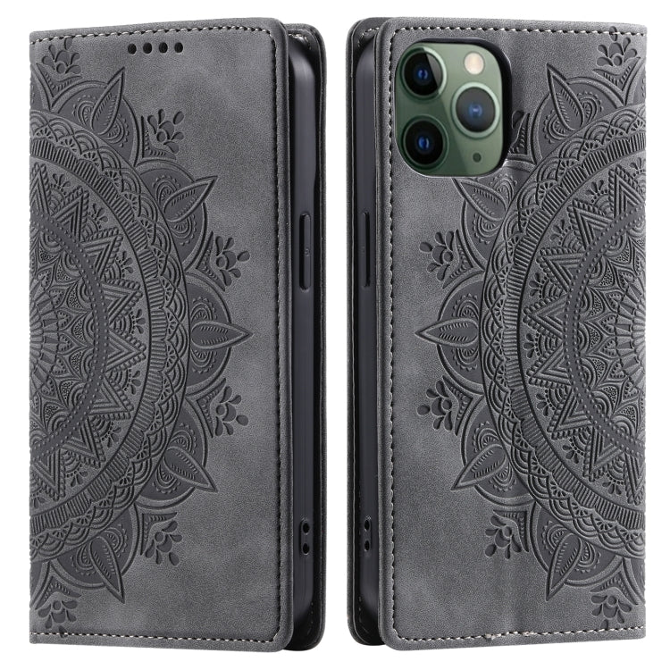 Totem Embossed Magnetic Leather Phone Case, For iPhone 11 Pro Max, For iPhone 11, For iPhone 11 Pro, For iPhone XS / S, For iPhone XR