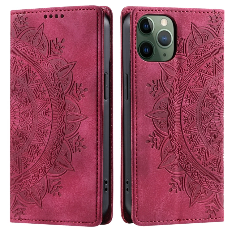 Totem Embossed Magnetic Leather Phone Case, For iPhone 11 Pro Max, For iPhone 11, For iPhone 11 Pro, For iPhone XS / S, For iPhone XR