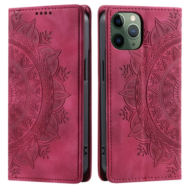 Totem Embossed Magnetic Leather Phone Case, For iPhone 12 mini, For iPhone 11 Pro Max, For iPhone 11, For iPhone 11 Pro
