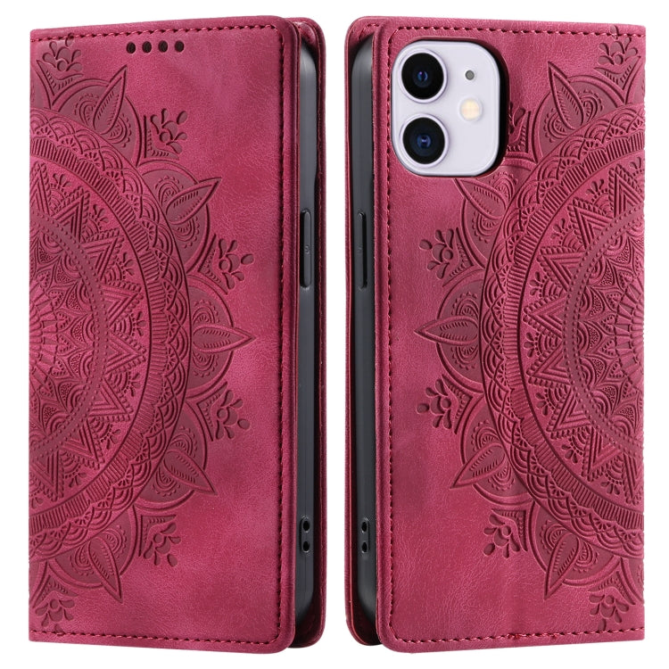 Totem Embossed Magnetic Leather Phone Case, For iPhone 11 Pro Max, For iPhone 11, For iPhone 11 Pro, For iPhone XS / S, For iPhone XR